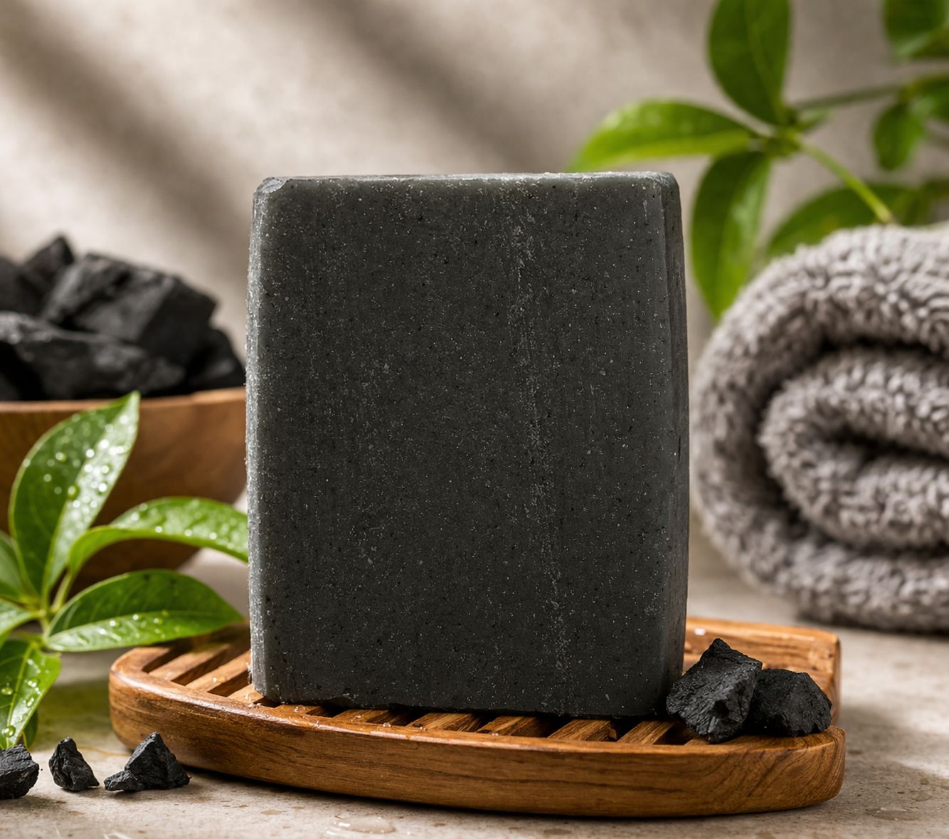 Cold Process Charcoal Detox Bar